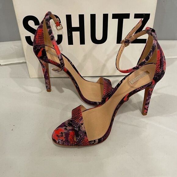 SCHUTZ Cadey Lee Ankle Straps Heels - Picture 1 of 13